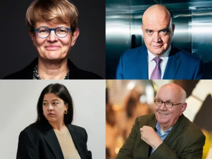 Foto-Collage bestehend aus vier Bildern.