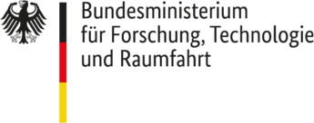 Offizielles Logo: Bundesministerium für Forschung, Technologie und Raumfahrt
